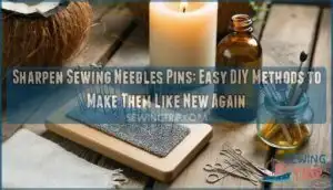 sharpen sewing needles pins