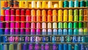 shopping for sewing thread supplies