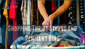 shopping thrift stores and remnant bins