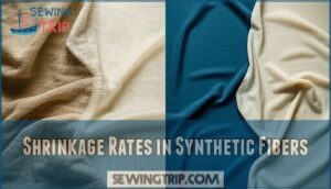 shrinkage rates in synthetic fibers