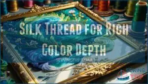 silk thread for rich color depth