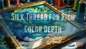 silk thread for rich color depth