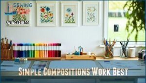 simple compositions work best