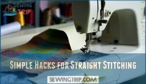 simple hacks for straight stitching