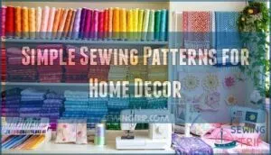 simple sewing patterns for home decor