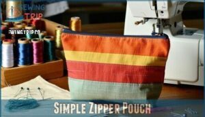 simple zipper pouch