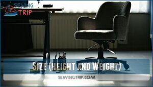 size (height and weight)