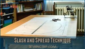 slash and spread technique