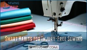 smart habits for injury-free sewing