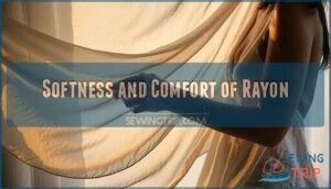 softness and comfort of rayon