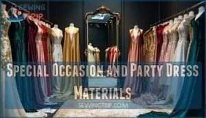 special occasion and party dress materials