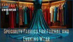 specialty fabrics for formal and evening wear