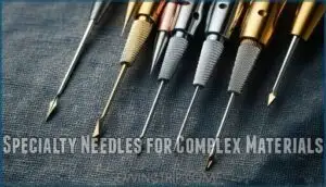 specialty needles for complex materials
