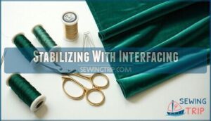 stabilizing with interfacing