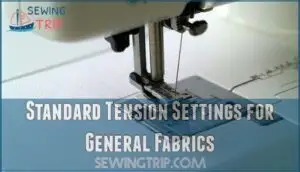 standard tension settings for general fabrics