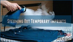 steaming out temporary imprints