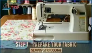 step 1 - prepare your fabric