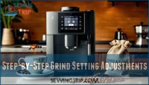step-by-step grind setting adjustments