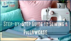 step-by-step guide to sewing a pillowcase