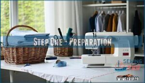 step one - preparation