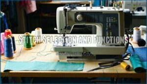 stitch selection and functions