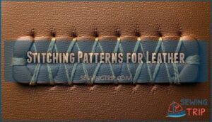 stitching patterns for leather