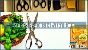 store scissors in every room