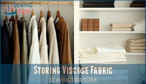storing viscose fabric