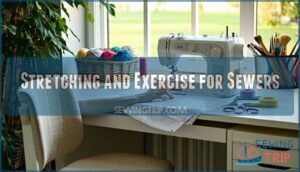 stretching and exercise for sewers