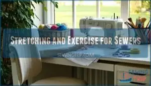 stretching and exercise for sewers