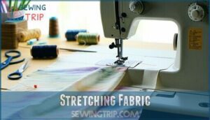 stretching fabric