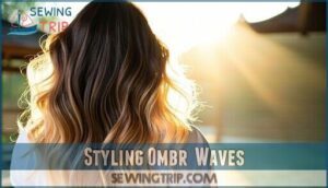 styling ombré waves