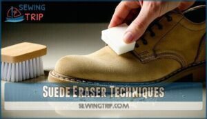 suede eraser techniques