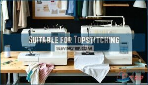 suitable for topstitching