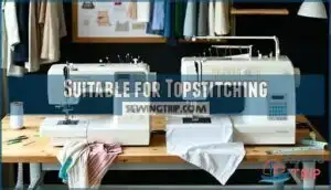 suitable for topstitching