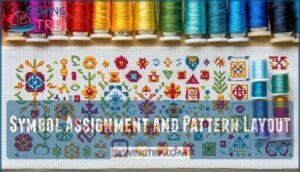 symbol assignment and pattern layout