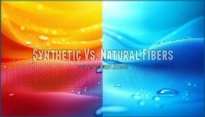 synthetic vs. natural fibers