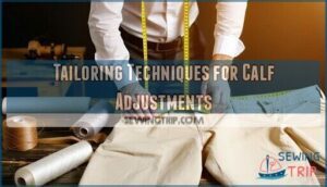tailoring techniques for calf adjustments