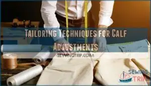 tailoring techniques for calf adjustments