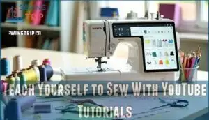 teach yourself to sew with youtube tutorials