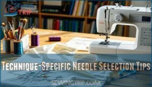 technique-specific needle selection tips technique-specific needle selection tips