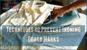 techniques to prevent ironing board marks