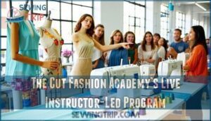 the cut fashion academy’s live instructor-led program