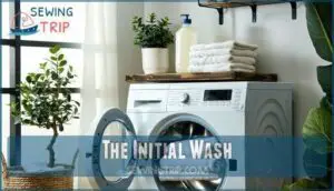 the initial wash
