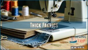 thick fabrics