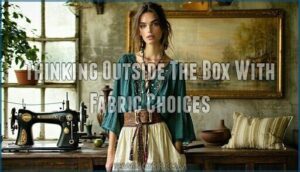 thinking outside the box with fabric choices