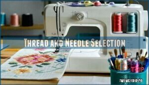 thread and needle selection