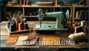 thread and needle selection