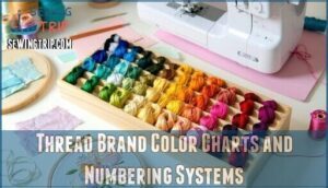 thread brand color charts and numbering systems