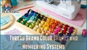thread brand color charts and numbering systems